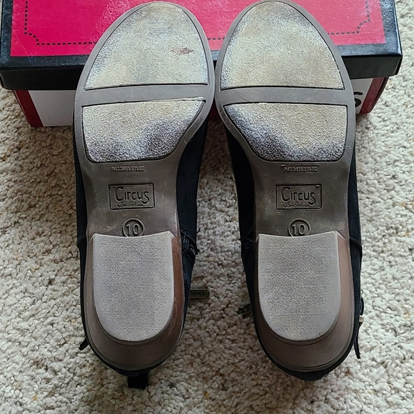 Women's Black Booties 10 Sam Edelman Circus - Picture 5 of 5